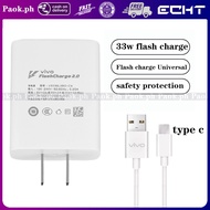 Vivo Fast Charger  Type C charger Vivo 33W Original Quick Fast Charger 11v/3A Fast Charging usb cabl