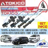 TOYOTA ALPHARD VELLFIRE ANH20 GGH20 / ESTIMA ACR50 ACR55 GSR50 GSR55 TOKICO TKC SHOCK ABSORBER SET 4PCS