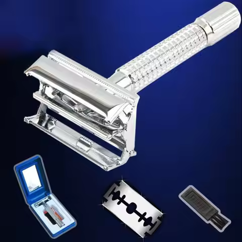 New Safety Men Fashion Beard Care Double Edge Shaving Hair Razor Shaver