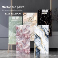 30x60cm Marble Wall Tile Paper Kitchen Wall Sticker Wall Paper Bathroom Wallpaper Waterproof Tile St