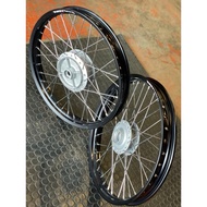 SET RIM ALLOY 18 PNP WAVE125 R/S SIZE 18 x 1.60 DEPAN BELAKANG SIAP STRING JEJARI
