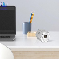 Timer 1/5/10/25/30/60min and Custom Countdown Flip Focus Timer Hexagon Rotation Timer Magnetic Desk 