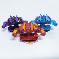 SEGA BGR Bakugan Geogan Rising Surturan – Cylindrical Pyrus Variant: Burgundy & Yellow Lightning Tex