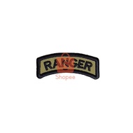SAF | Woven Patch | Curved | Green | Ranger Tab | Singapore | Iron On