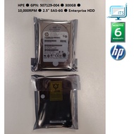 🔥 [READY STOCK]  🚀 HPE ● GPN: 507129-004 ● 300GB ● 10,000RPM ● 2.5" SAS-6G ● Enterprise HDD-Hot Swap