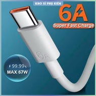 6A fast charging cable for XM to USB to Type C. Type C charging cable, Type C fast charging cable, 6
