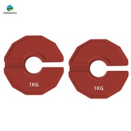 2PCS Gym Micro-Type Plates Dumbbell Fractional Weight Plate Rubber Fractional Weight Plates Plates A