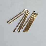 10Pcs Bar Links 14K Gold Plated 35mm