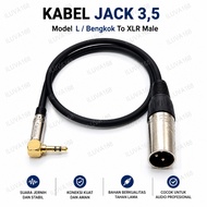 50Cm 3.5mm L Male To XLR Male Audio Cable