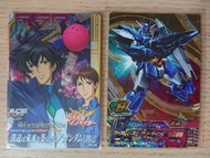 Gundam Tryage 日版 gundam 00 剎那 沙慈 高達卡 閃卡