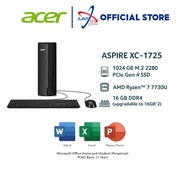 ACER ASPIRE XC-1725-77730W11 DESKTOP PC ( R7-7730U 16GD4 1TBSSD / W11H / OFFICE OPI )