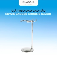 Edwin Jagger Chrome Razor and Shaving Brush Stand