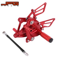 Jfg Racing Red chỗ gác chân có thể điều chỉnh cho cbr400r cb400f cbr500r cb500f phụ kiện xe máy