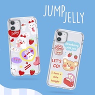 Jump Jelly printing anticrack transparent jelly case huawei honor 7a 8a 8x 9i 9 lite p30 pro zenfone
