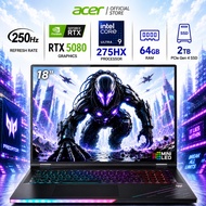 [Free 007 First Light] [NEW RTX 5080][Intel Core Ultra 9 275HX]Predator Helios 18 | PH18-73-95FD 18"