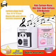 Kids Cartoon Music Atm Coin Bank Cartoon ATM Machine Cartoon Piggy Bank with password Mini ATM machi