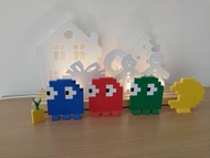 （不敢不議）（只包Lego)Lego Pixel Art 食鬼 Pac- Man 兒童小朋友房間新居入伙禮物House Warming Gift 聖誕佈置擺設 10323 另類選擇 紅黃綠藍散件
