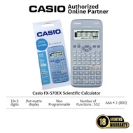 Casio FX-570EX Scientific Calculator Genuine Original (18 Months warranty) FX-570EX-BU Blue
