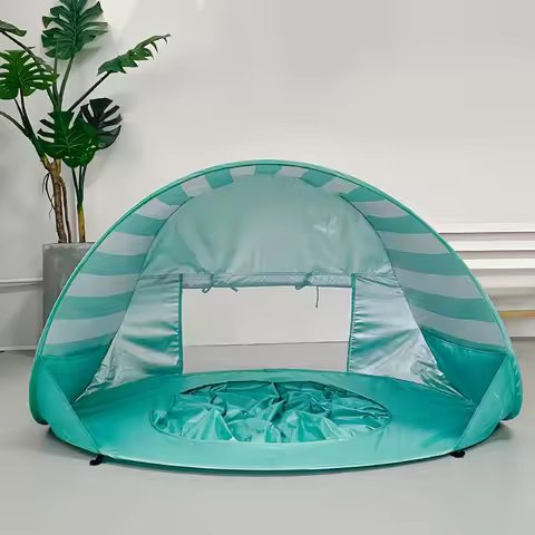 Baby Beach Tent with Swimming Pool, UPF 50+ Children's Sunshade Canopy