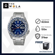 (3 Years Warranty) Seiko 5 Sports Special Edition Men Automatic Diver Watch SRPK65K1 Silver Stainles