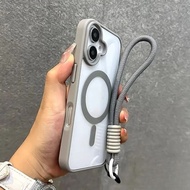 For Samsung A07 A17 A56 5G A16 5G A06 A55 A36 A26 A15 5G A35 A54 A25 S25 S26 Ultra Case with Lanyard