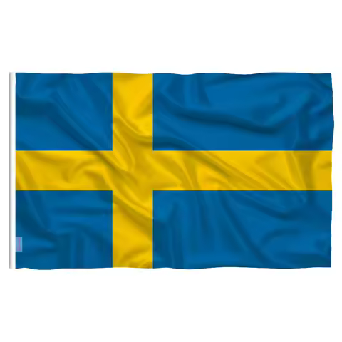 Wave 90X150cm SWE SE The Kingdom of Sweden Flag Sweden Flag Banner