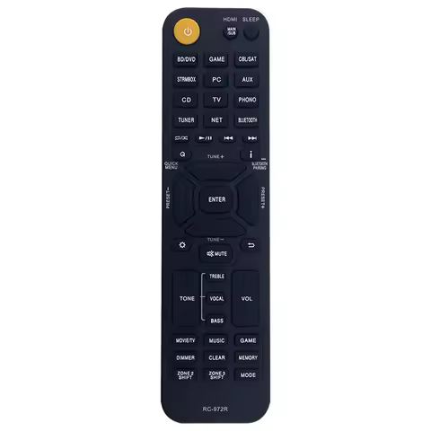 For TX-NR797 TX-RZ840 TX-NR696 TX-NR6100 TX-RZ50 TXNR797 TXRZ840 Onkyo Remote Control RC-972R Spare 