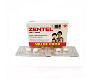 Zentel 200mg 2s & 4s Deworm / Ubat Cacing Zentel tab 2s & 4s/ zentel suspension 400mg/ml