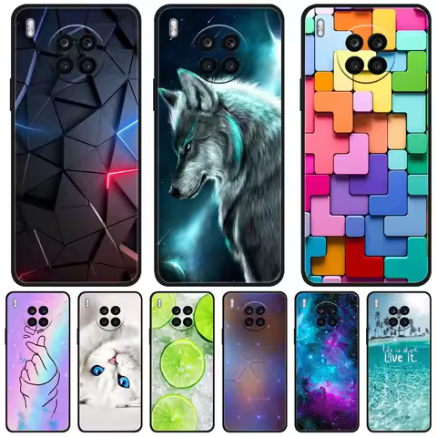 For Honor 50 Lite Case Silicon Phone Back Cover Case For Huawei Honor 50 Lite Soft Case TPU Bumper H