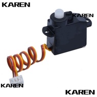 KAREN1 2.2G Servo, Plastic Gears Mini 2g Digital Servo, Upgrade Parts Indoor Flight 180 Degree Rotat