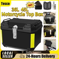 【24h ship】45L 36L Top Box For Motorcycle Tail Box Universal Large-Capacitywatertig Trunk Storage Box