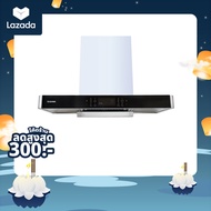 Kashiwa เครื่องดูดควัน kitchen hood รุ่น PSD-209D ตัวกรองไขมัน พร้อม ท่อลม หน้ากระจก รับประกัน 1 ปี