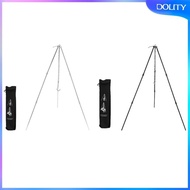 [dolity] Aluminum Camping Tripod Included Storage Bag for Survival Bbq Backyard