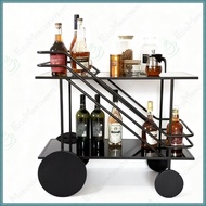 Movable coffee table dining cart wine cart simple Nordic commercial family trolley light luxury hote