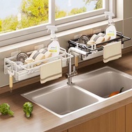 Dishcloth Drying Rack Detergent Sponge Holder Wall-Mounted Kitchen Organizer Sponge Holder Detergent