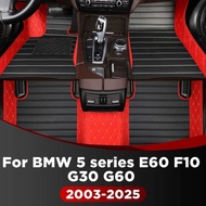 RHD For BMW 5 series E60 F10 G30 G60 2003-2025 Custom Car Floor Mat Automobile Carpet Cover Interior