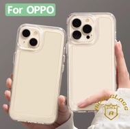 Clear Case สำหรับ OPPO F11 Pro A18 A38 A58 A78 A5 A9 A7 A8 A3s A57 A77s A79 A11 A11K A12 A15 A16 A17