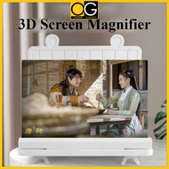 3D Screen Magnifier Folding Mobile Phone HD Screen Magnifier Amplifier Phone Stand Cermin Pembesar Skrin Smartphone
