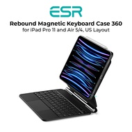 ESR Rebound Magnetic Keyboard Case 360 for iPad Pro 11 and Air 5/4 - US Layout