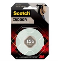 3M™ Scotch 114S 強力雙面海綿膠貼(1" x 50") 114