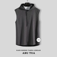 KATUN HOODIE TSHIRT TOP JUMBOPOLOS OVERSIZE SIZEBIG SLEEVELESS COMBED COTTON FOR MEN AND WOMEN STREE