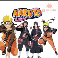 Costume Kids And Adults Naruto Hokage Akatsuki Cosplay Cloak Child Uzumaki