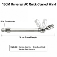 NA2K 360 °   Swivel AC Cleaning Wand with 25 inch °   Fan Nozzle – 1/4" Quick-Connect, Universal Fit