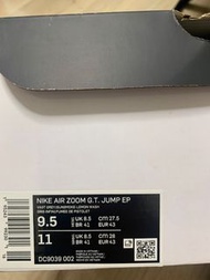 Nike air zoom GT jump us9.5