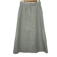 Ebure Skirt gray Size 3 blue Women Long Direct from Japan Secondhand