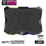 COOLER PAD พัดลมระบายอากาศ Nubwo SUBZERO NX-F1 RGB สำหรับ Notebook ขนาด 9-17 นิ้ว สินค้ารับประกัน 2 ปี