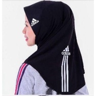 SPORT HIJAB : TUDUNG SUKAN ADIDAS SEGI TIGA