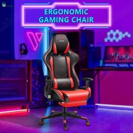 LifeSmart เก้าอี้เกมมิ่ง chair gaming chair เก้าอี้เล่นเกมส์ เก้าอี้เล่นเกม เก้าอี้เกม เก้าอี้นวดไฟฟ้า ล้อเก้าอี้หมุน เก้าอี้ปรับระดับได้ สีแดง One