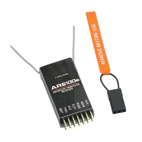 1-3pcs DSM2 6 Channel 2.4GHz 6CH AR6100 RC Receiver Compatible SPEKTRUM DX6I DX7 DX8 DX18 JR DSX6 DS