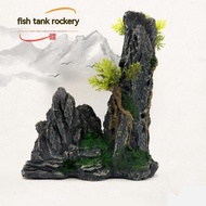 Fish Tank Landscaping Simulation Rockery Aquarium Decorative Resin Rockery Crafts Set Fish Tank Ornaments Aquarium Accessories